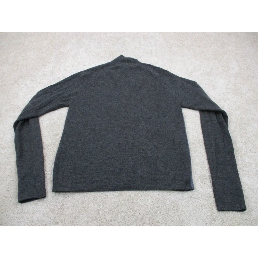 Patagonia Sweater Mens Small S Gray Knit Wool Full Zip - Picture 5 of 11